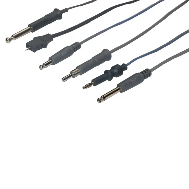 Premium Quality 2023 Electro Surgical Electrosurgery Instruments Diathermy Standard Plug Fitting Bipolar Cable