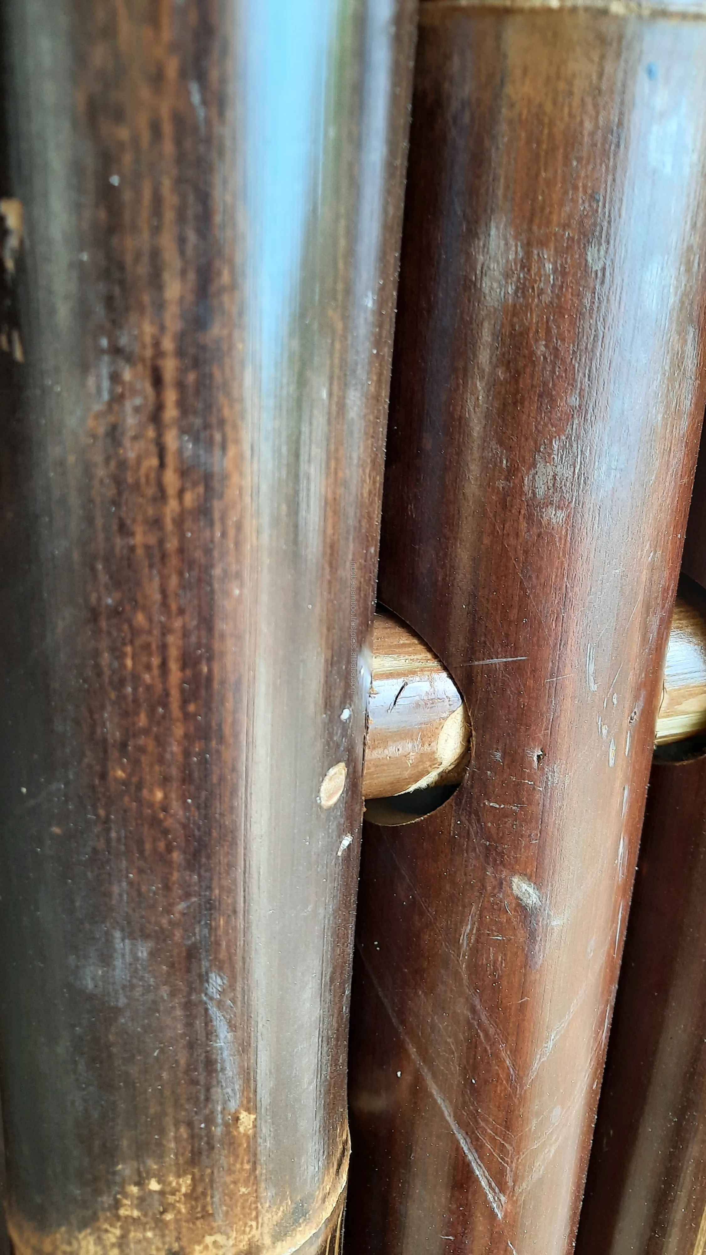 SALE Black Bamboo Fence Full Round High Quality 200x100cm