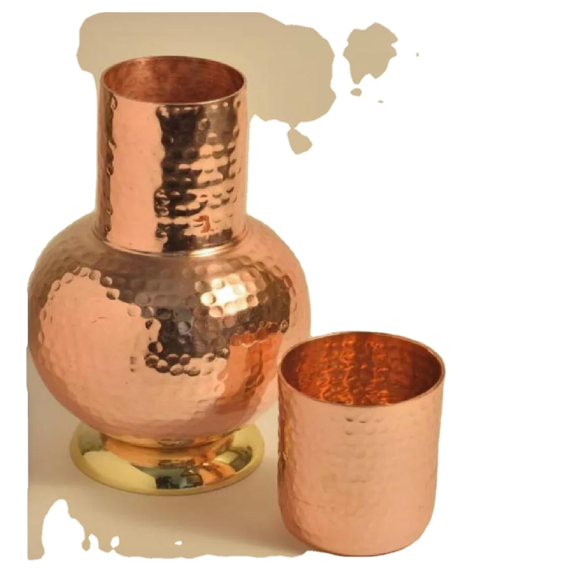 High Quality Yoga 100% Pure Copper Water Bottles