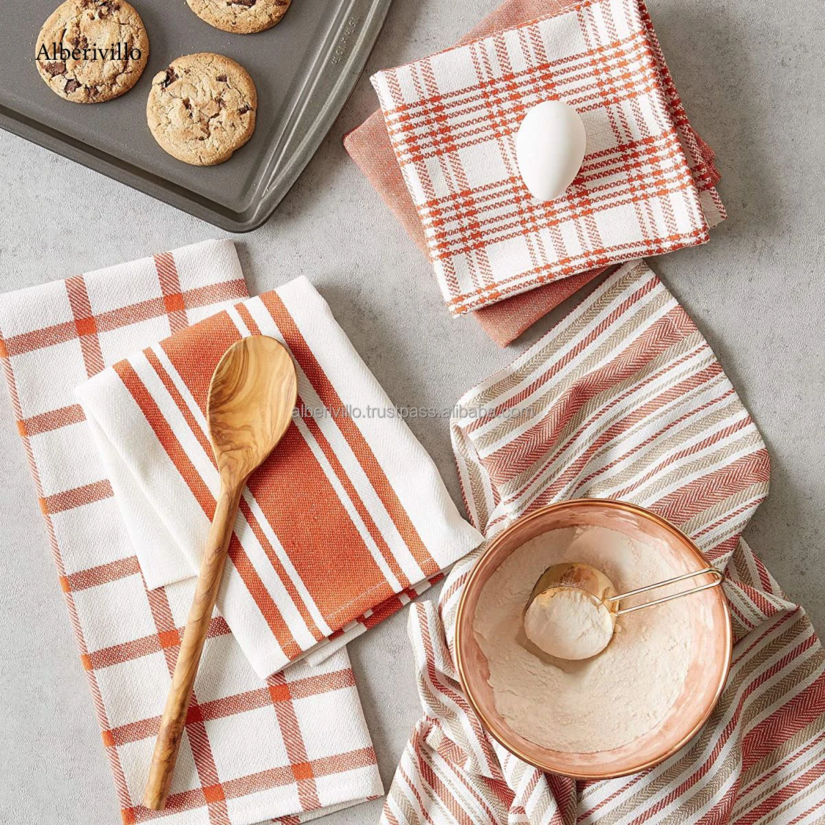 Kitchen Towel Cotton Dish 45X64 cm Decor Turkish Golf Towels Quick Dry From India