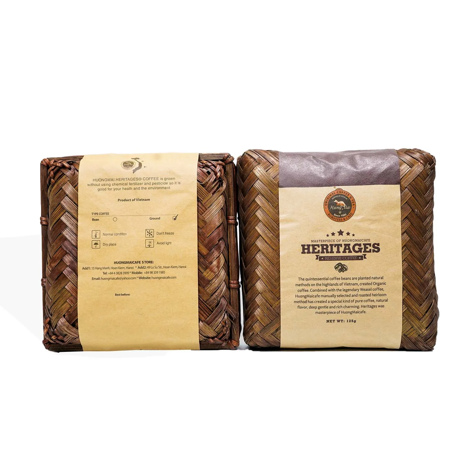 HERITAGE COFFEE BAMBOO BOX