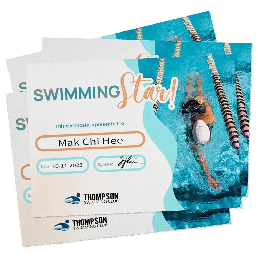Customizable Design Green Glossy Paper 4-Color Printing Regular Sizewith Attractive Price Quick Response Certificate for Award
