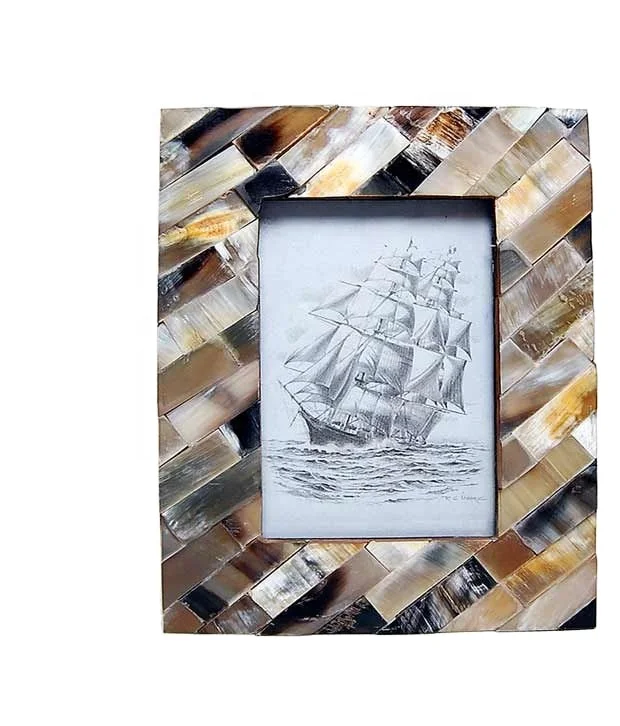 Christmas Decoration Horn Photo Frame Decorative Gift items For Wholesale