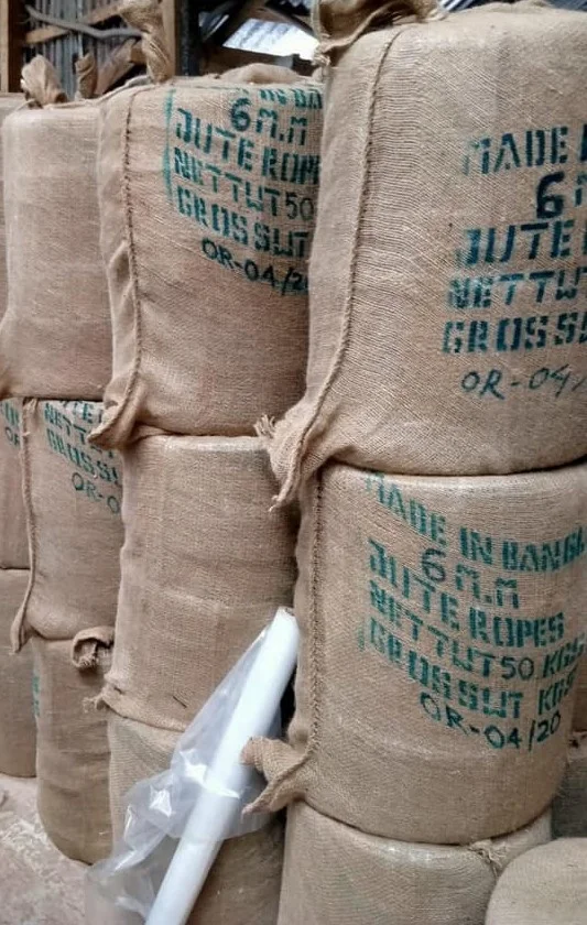JUTE ROPE-18 MM SACKING,HESSIAN ,CB,CRT