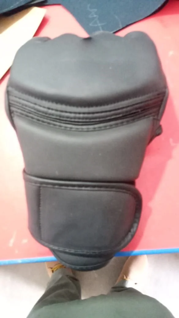 Custom made Professional winning MMA  Half Finger Boxing Gloves Training and Fighting High Quality PU and Cowhide Leather Gloves