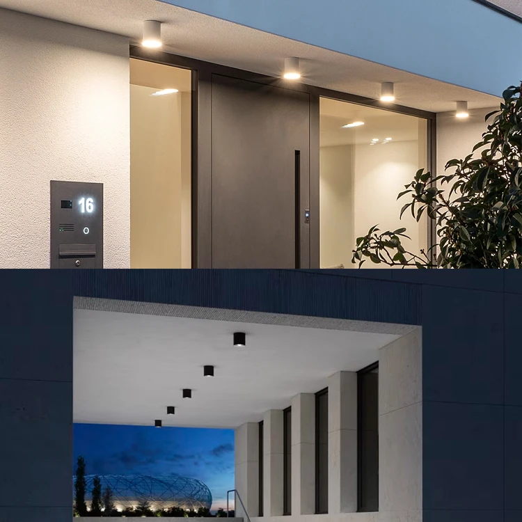 Exterior Spot Light IP65 Spotlight Outdoor Garden Lightings Modern Landscape Lamp Garden Outdoor Less Glare Ceiling Light