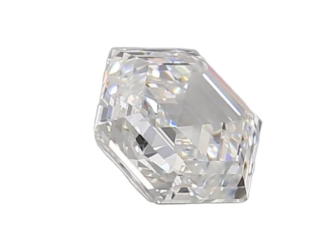 HEXAGONAL STEP CUT 1.02ct Diamond D Color VS1 Purity IGI Certified Lab Grown Diamond CVD 579372740