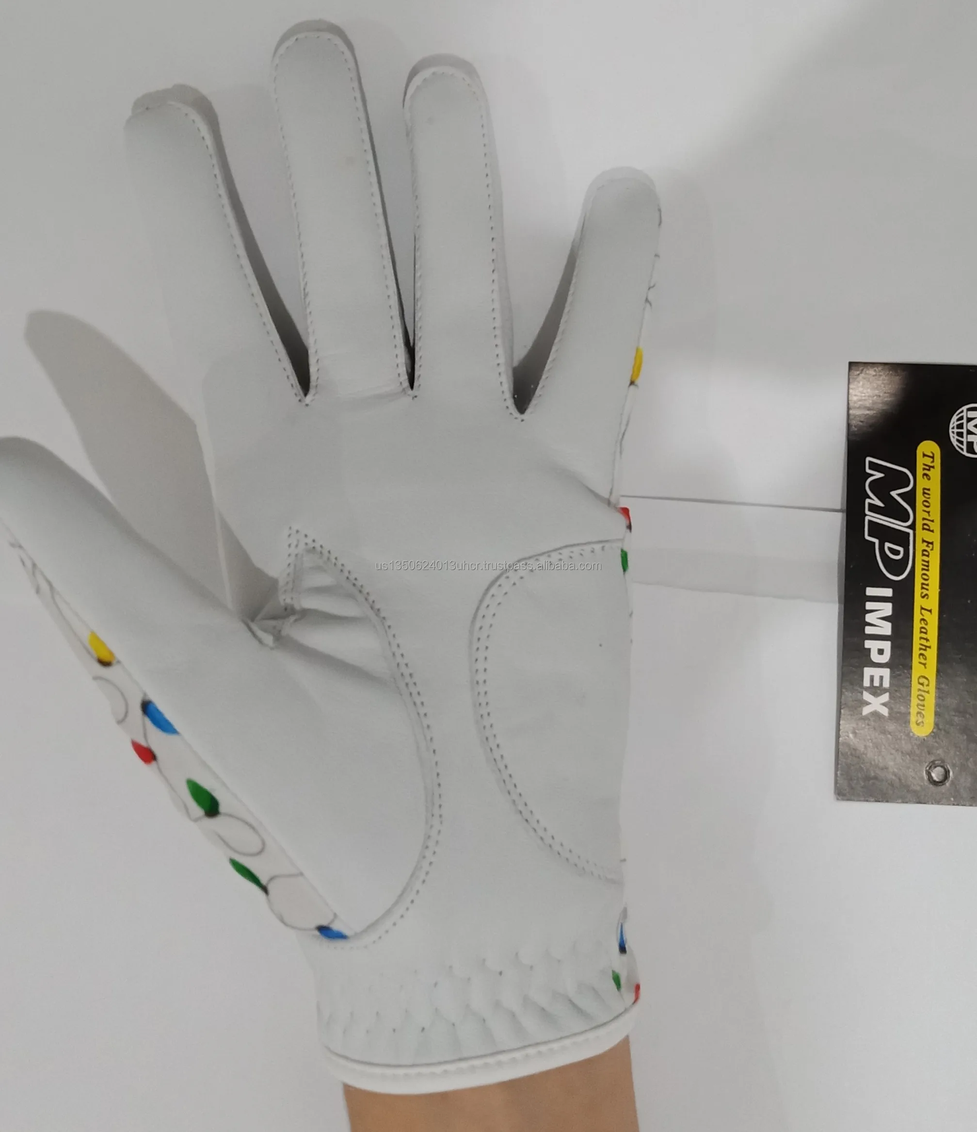 Unique CHRISTMAS Design Cabretta Leather Golf Gloves Quick Shipping Fit for women  comfortable and breathable golf gloves