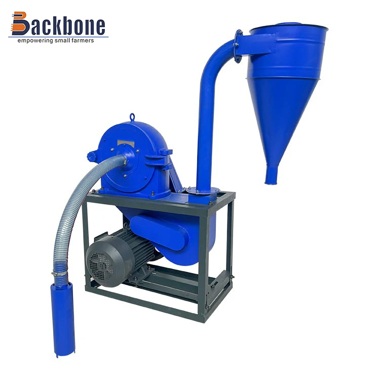 Backbone Machinery high capacity self primming flour mill with 380v 7.5kw motor