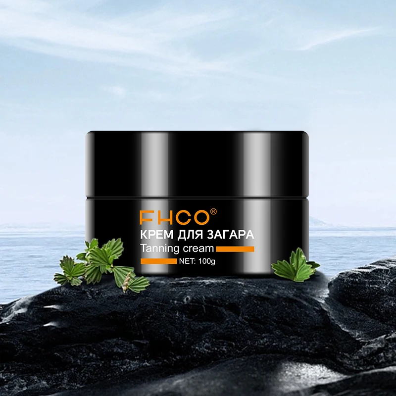 3000pcs Custom Private Label 100g Organic Natural Bronzer Solarium Tanning Products Sunbed Cream Body Tanning Lotion