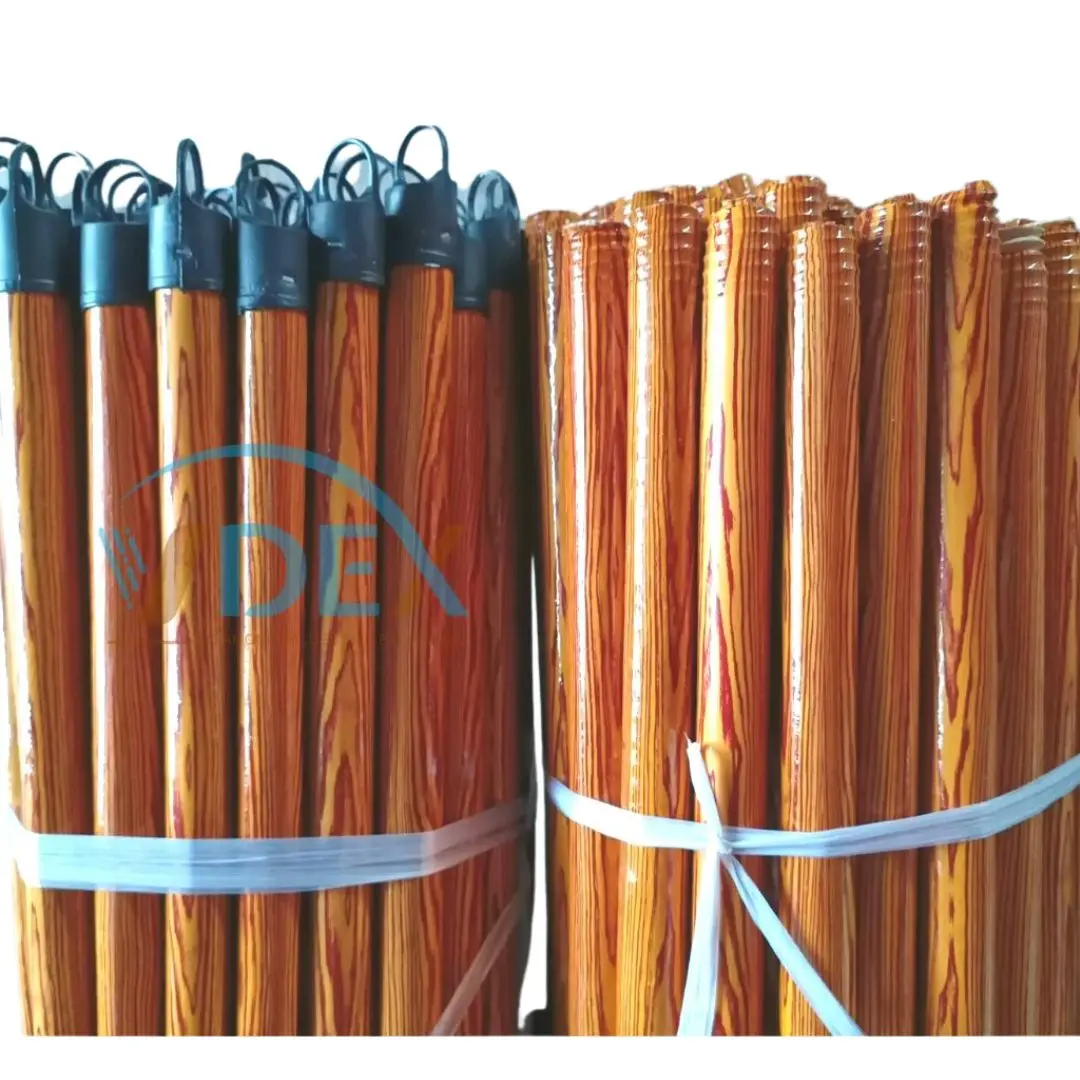 2024 new wooden Long broom Handle fancy brooms with handle plastic sweeping broom