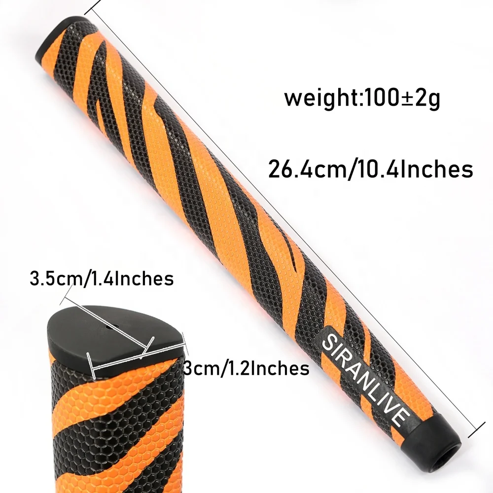 Wholesale Tiger Stripes DIA DE LOS MUERTOS Skulls Sugar Skeleton Pattern Printed Golf PU Synthetic Leather Putter Grips