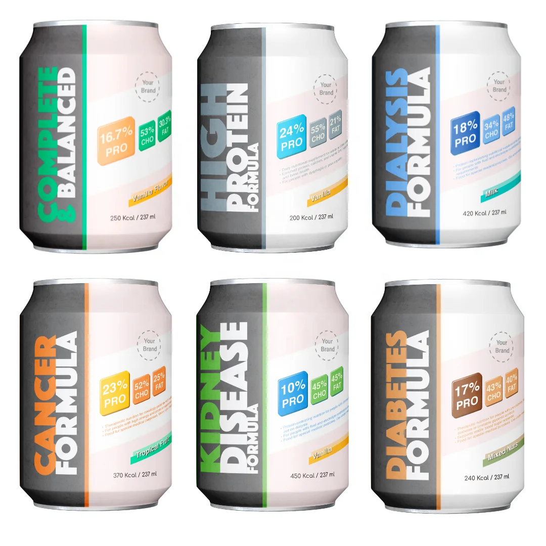 [Low MOQ Express Products]Can nutrition mix shake nutritional protein supplements