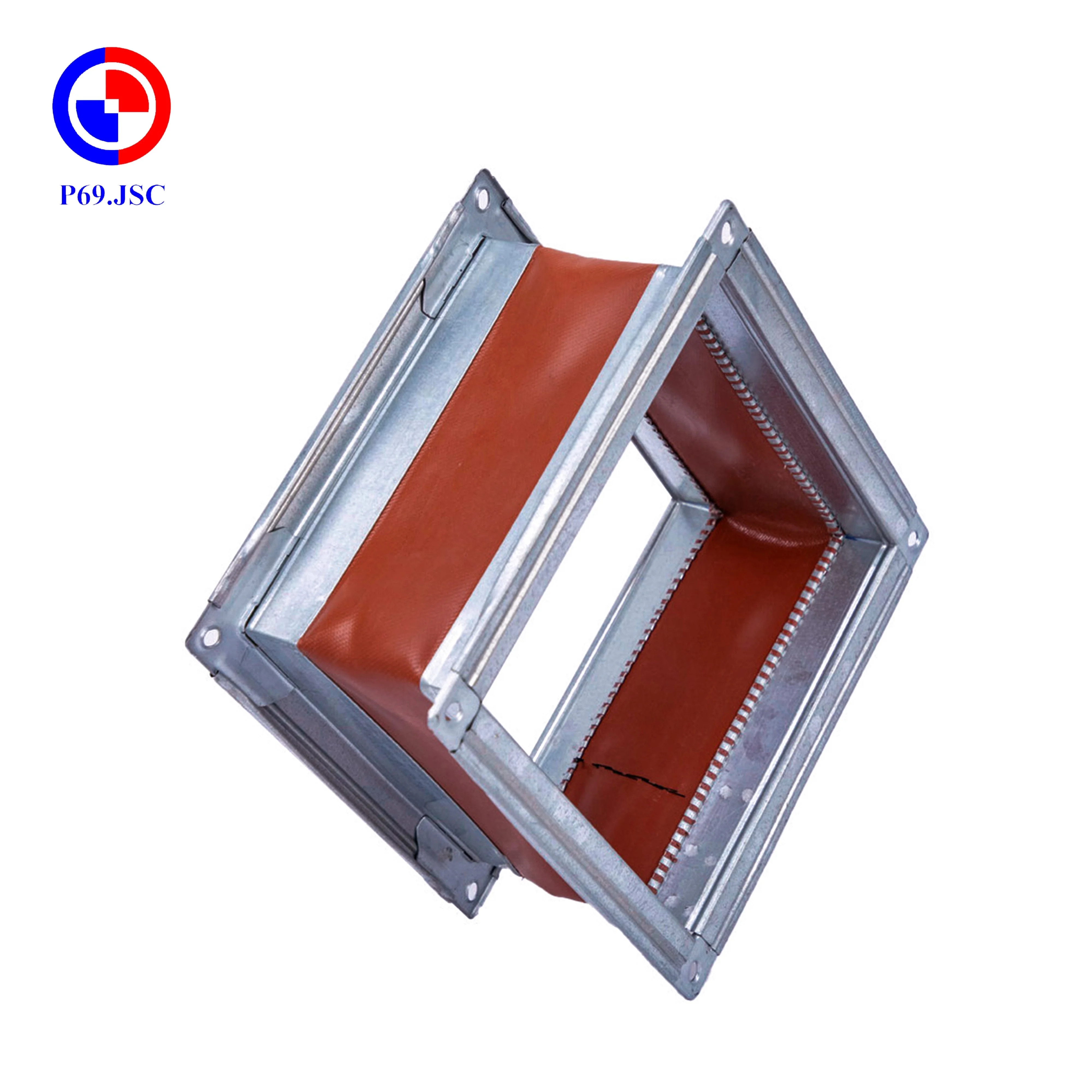 Fire-Resistant Increases Stability Flexible High Quality OEM Canvas Polyester Glass Fiber DUCT COUPLINGS Square Duct Tape PVC