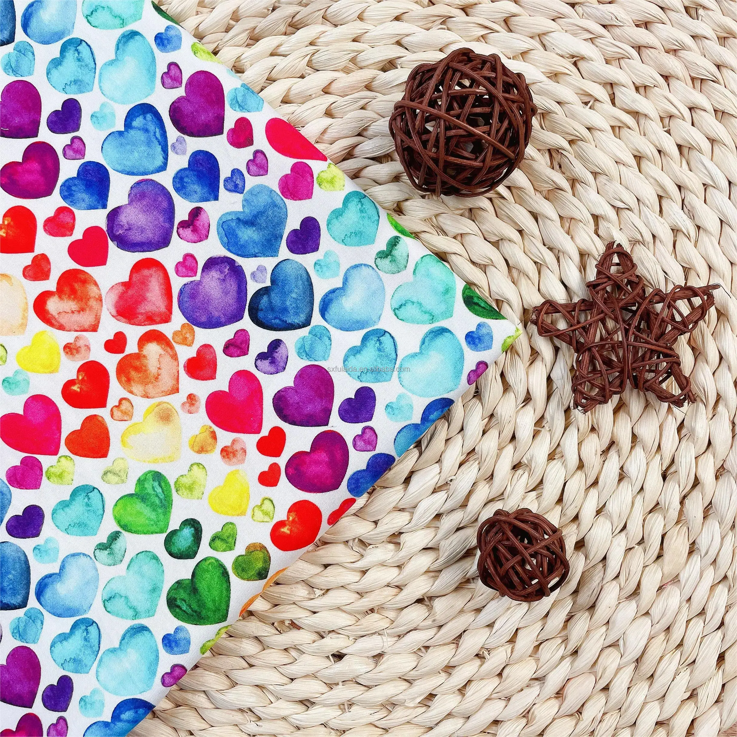 Customized 100% Cotton Prints Poplin Woven Beauty Roses Floral Printed Fabric For Baby Girls Dress Skirts Home Textile Fabric