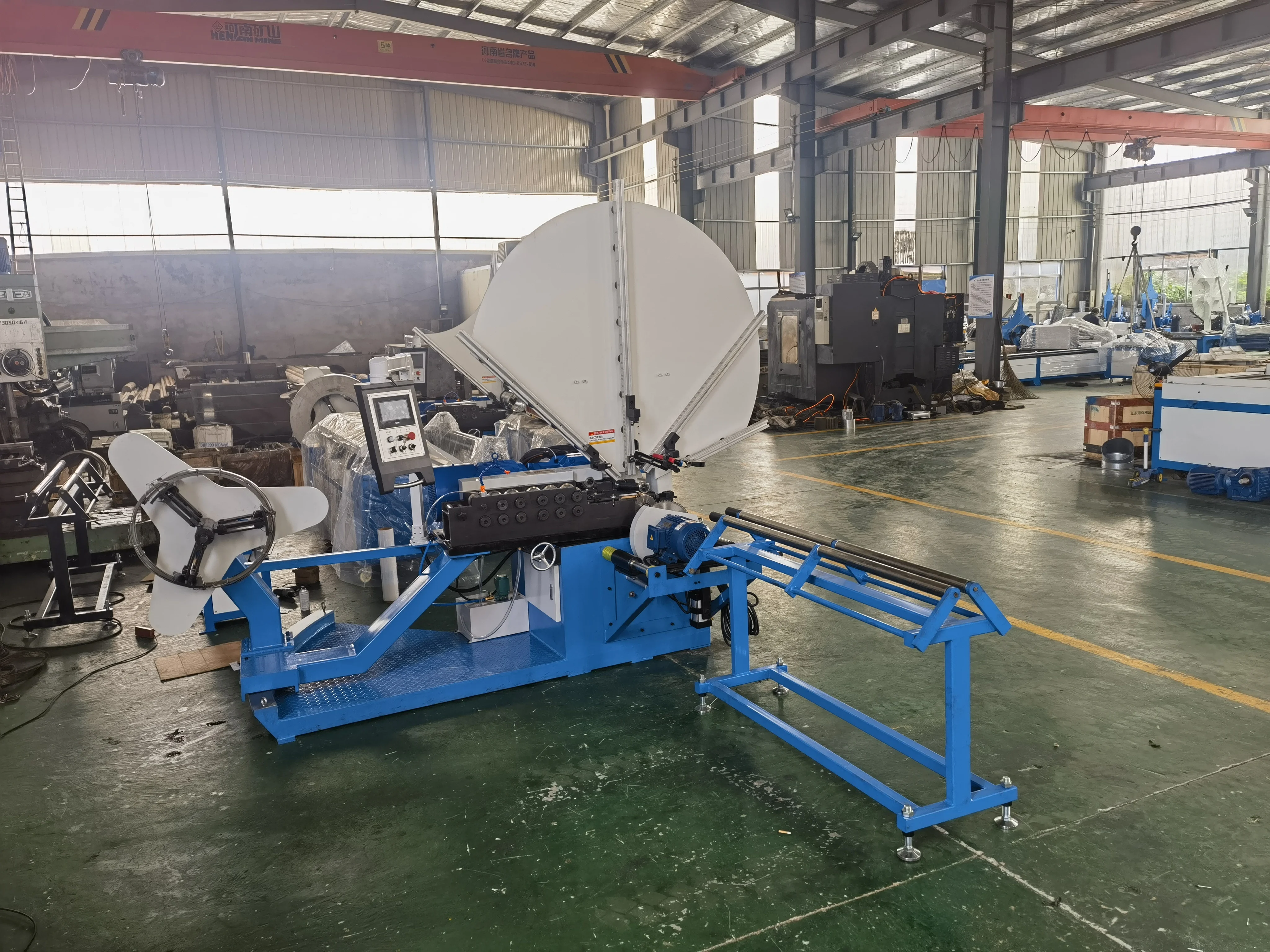 High Quality Widely Used HCY-1.5 Spiral Duct Manufacture Line Round Duct Production Machine For Sale
