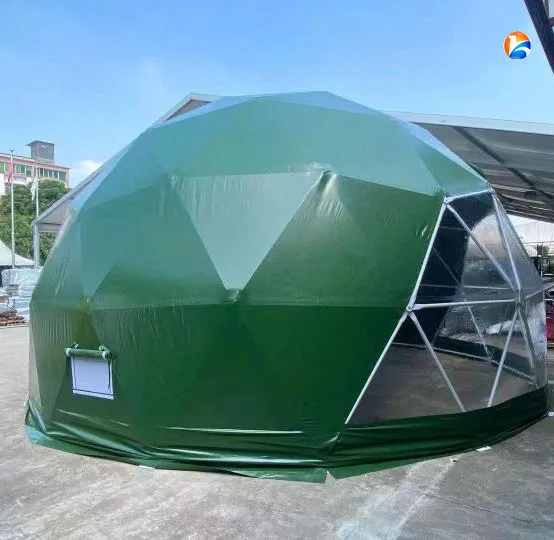 Outdoor Windproof Custom Igloo Tent Geodesic Dome Kit Houses With Bathroom