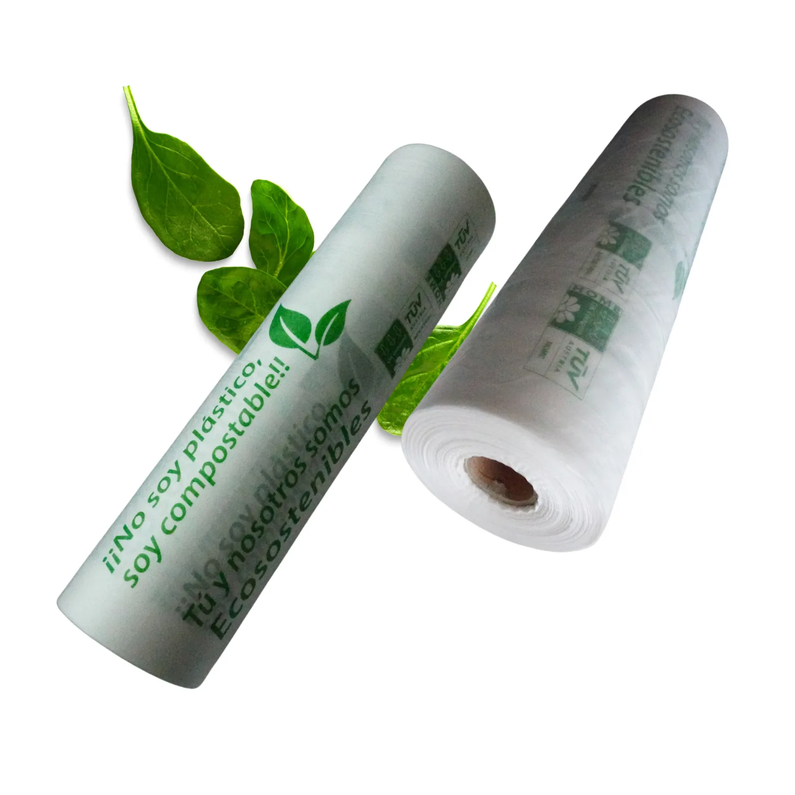 compostable easy tear food pouch single use biodegradable produce roll bags for foods