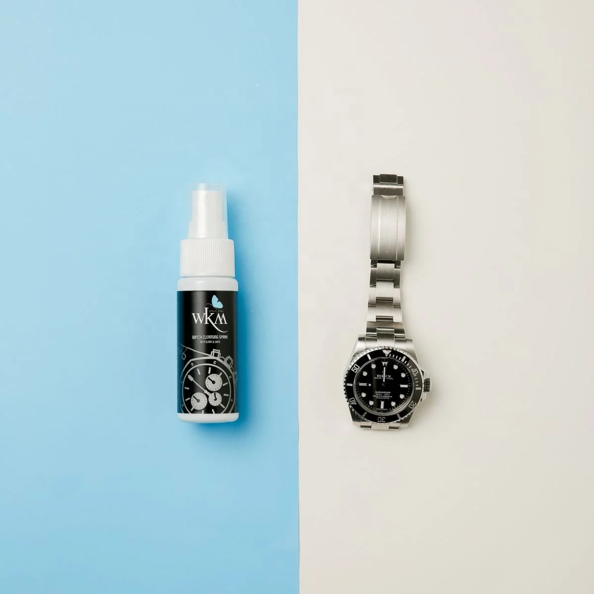 WKM High Grade  Watch Cleaning Liquid formula in spray bottle 40 ml for all watches Product made in Thailand