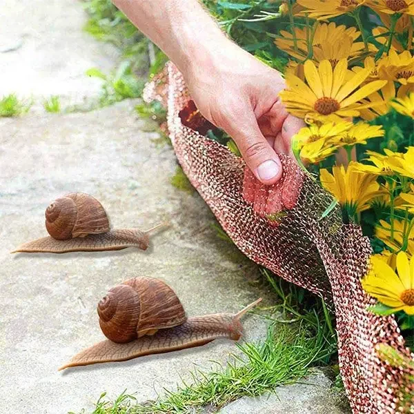 12CM*30M  hot sale copper mesh home application slug barrier pests control Outdoor Rodent Copper Mesh