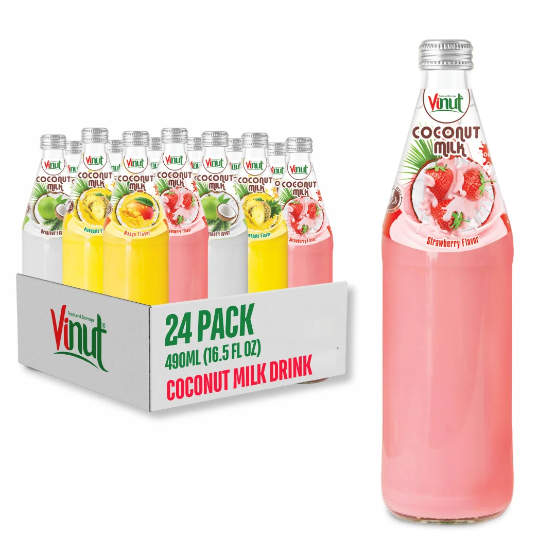 Private Label Customization Coconut Milk Drink Flavored Variety - VINUT Vietnam Factory, Free Sample, Best Wholesale Price, Low