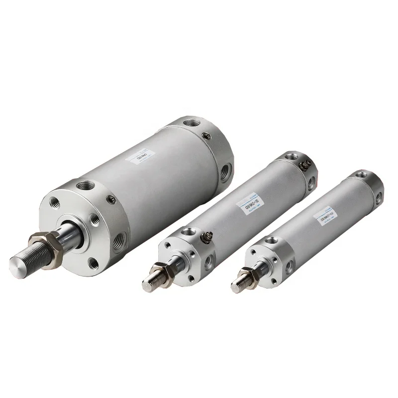 CG1BN Standard Type Double Acting Piston Round Pneumatic Cylinder Aluminum Alloy Cylinder bore 20mm 25mm 32mm 40mm 50mm 63mm