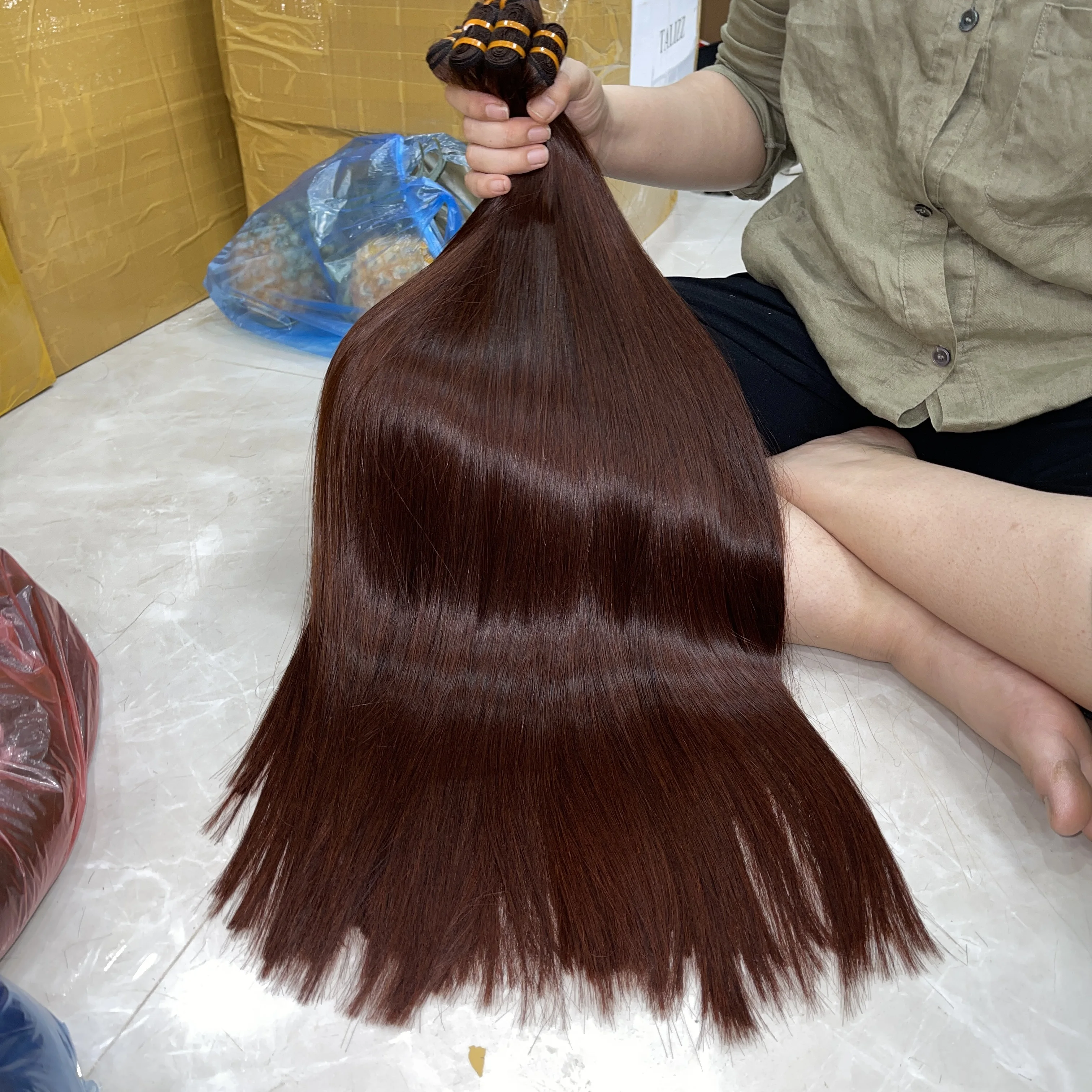 Лучшие продажи Классические вьетнамские Человеческие волосы remy цвета от вьетнамской фабрики мягкие и шелковистые по низкой