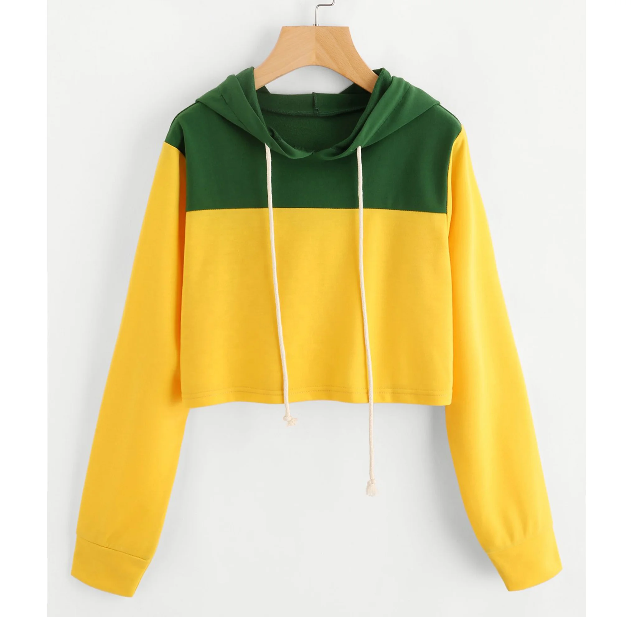 New Arrival Casual Wear Tie Dye Pullover Hoodie Crop Top Hoodies for women