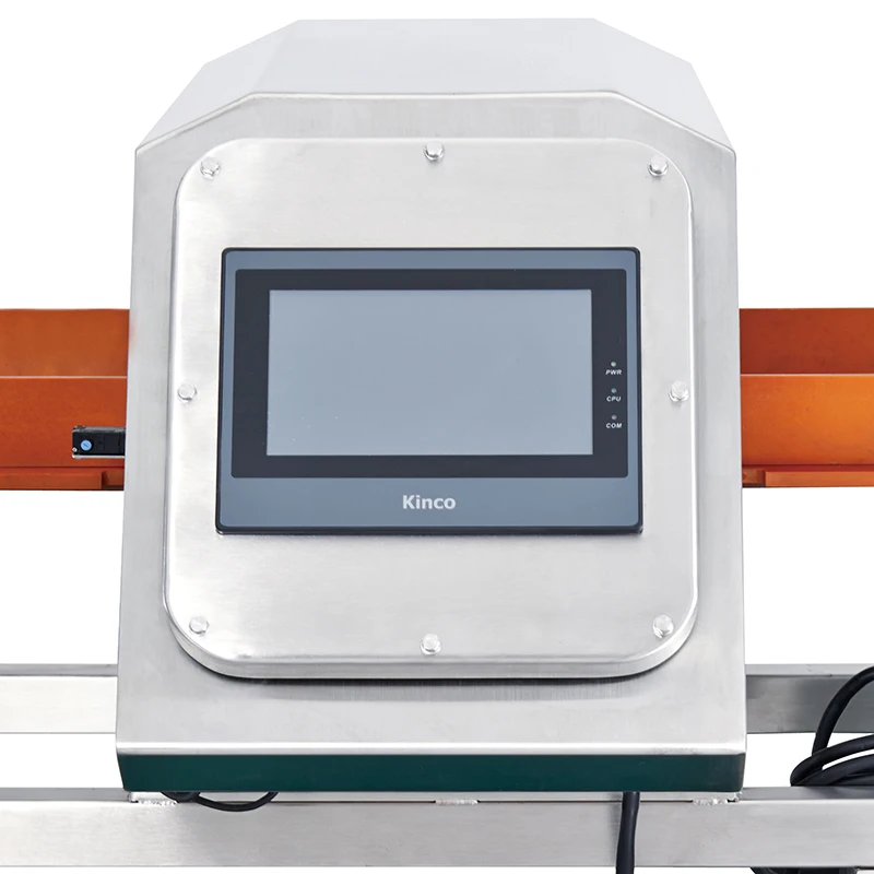 Accurate horizontal automatic industrial metal detector for food pharmaceutical chemical textile clothes