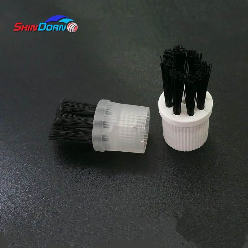 Tent seam sealer glue tube with applicator brush