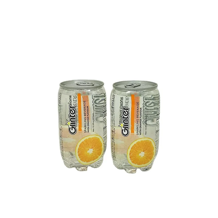 Halal Beverage Products Popular Malaysia Carbonated Drinks 24 Cans / Carton 4.9% Brix from Malaysia 10 Flavors Fruit Taste 0.35L