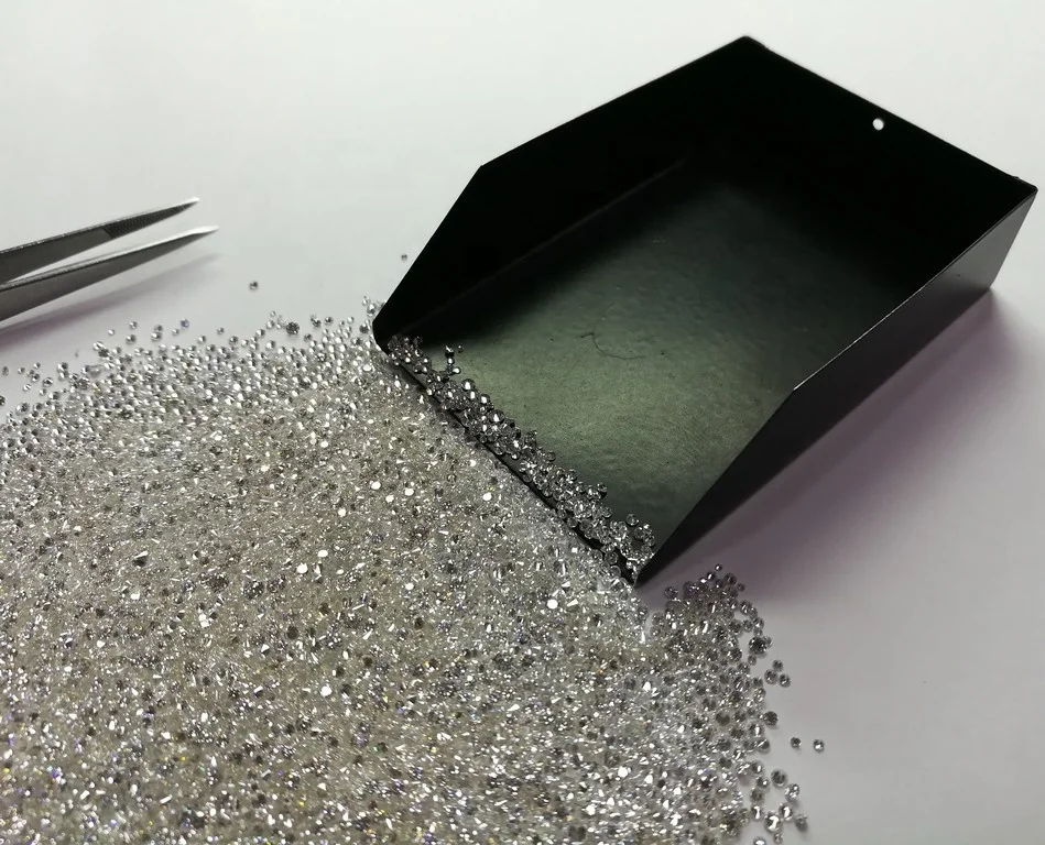 1.55 MM Size SI D-E-F TWC 1.00 CT 100% Real Natural Loose Diamonds Beautiful Round Cut For  Belly Button Ring & Tongue Piercings