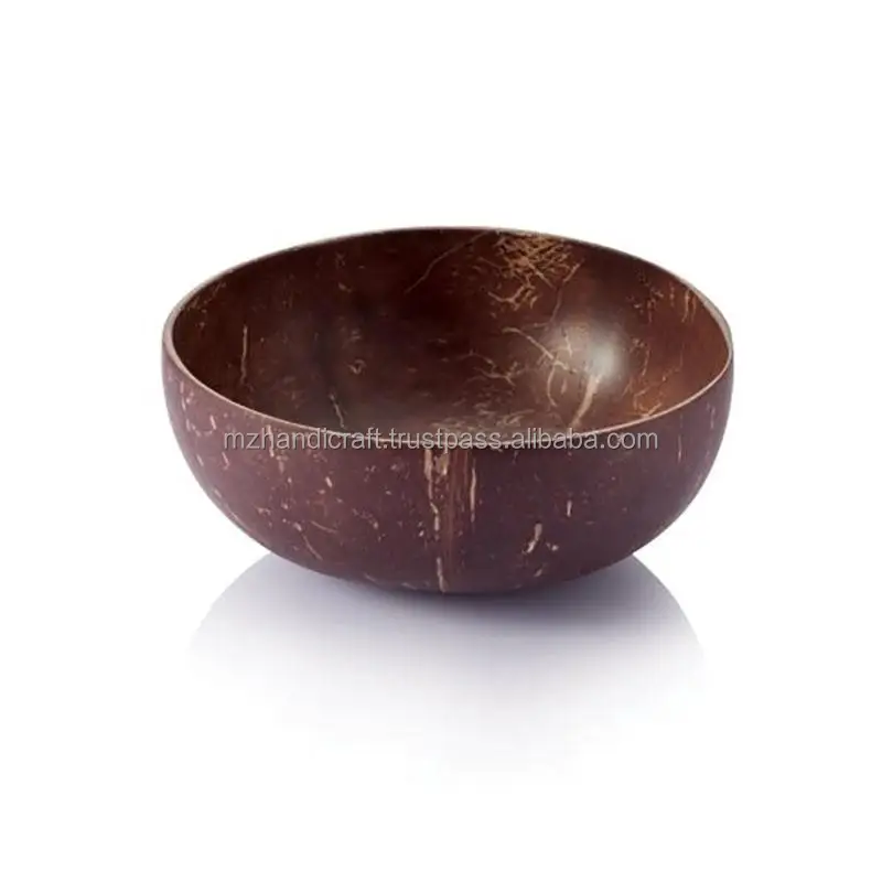 eco-friendly Nature Coconut Bowls for Food or Salad Bowls  Small Bowl for Serving Pasta and Cereal