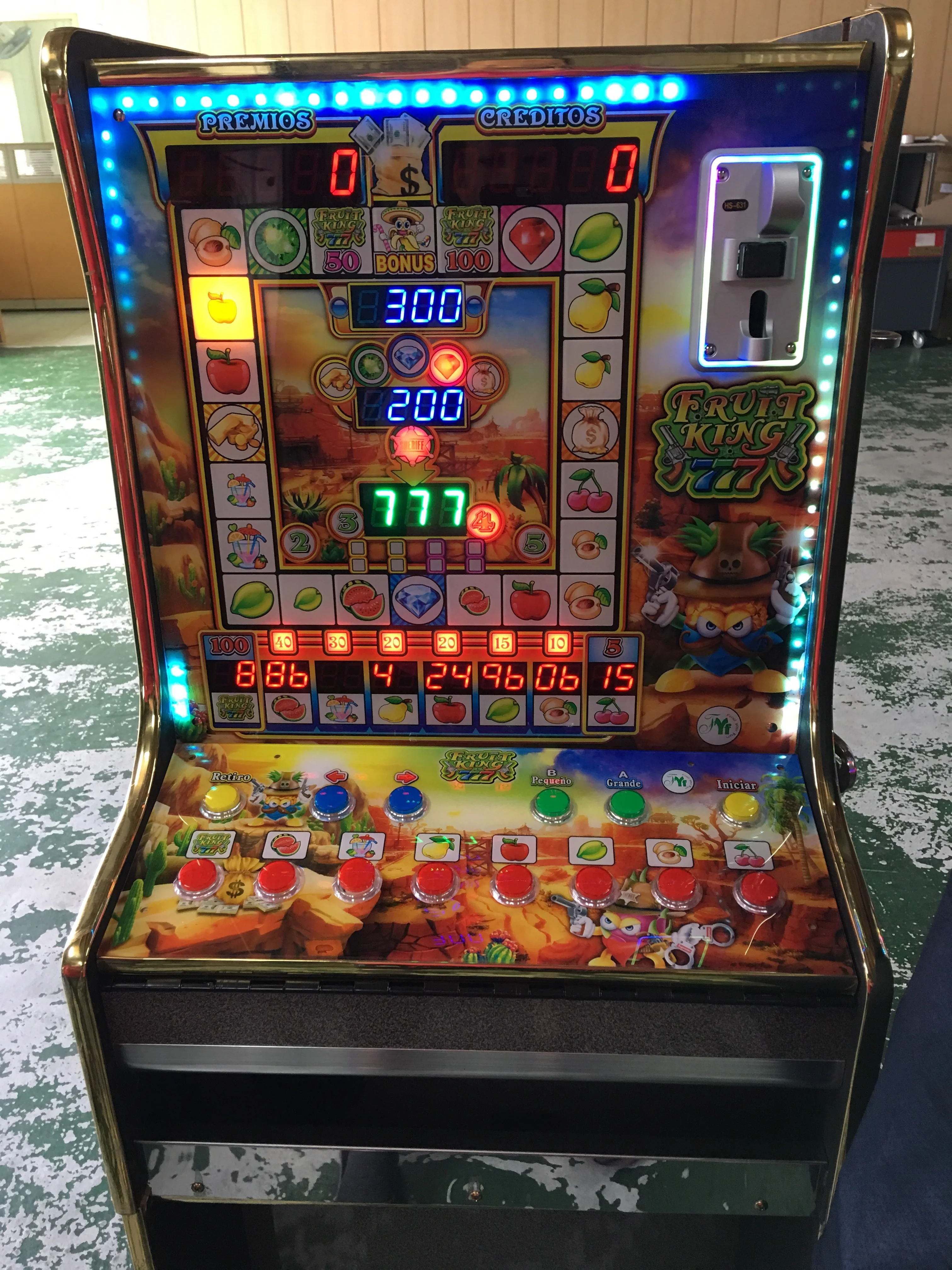 Fruit King 2 Coin-Operated Bingo Arcade Game Made in Taiwan by FengYiFu