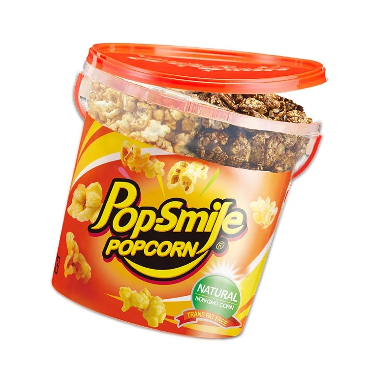 Grain Snack Popcorn Caramel and Chocolate Flavor Wholesale Snack