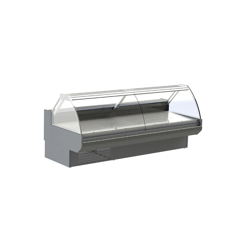 Supermarket Custom Commercial Butchery Fresh Meat Display Meat Showcase Refrigerator
