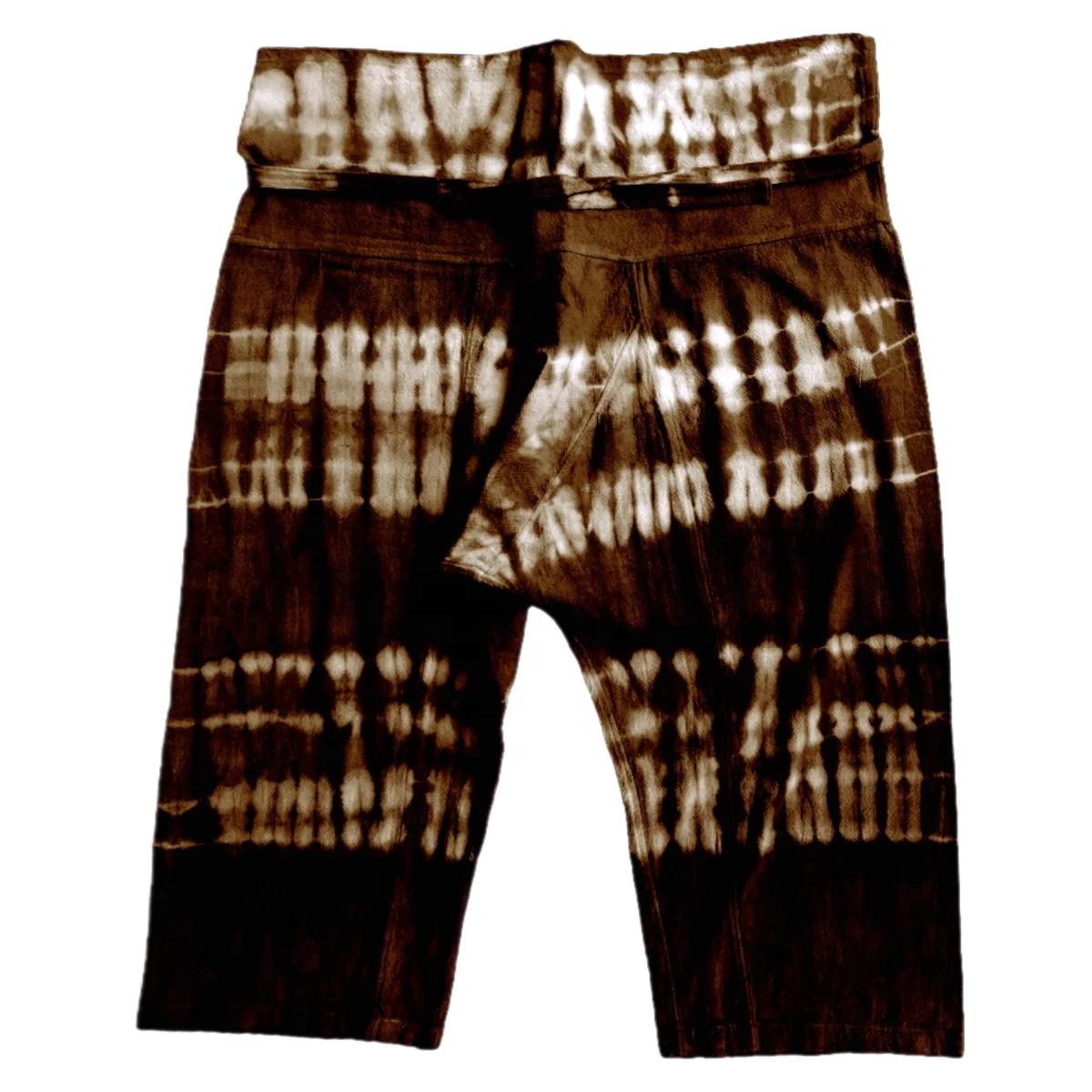 Женские брюки tie dye natural crafts летние унисекс без химикатов розового цвета с тремя белыми