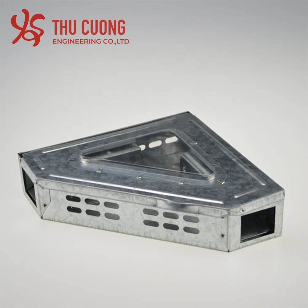 Ловушка для гуманной мыши ловушка многократного захвата клетка безопасного дизайна легкая в использовании борьбы с вредителями многоразовая под действием угловая крыса