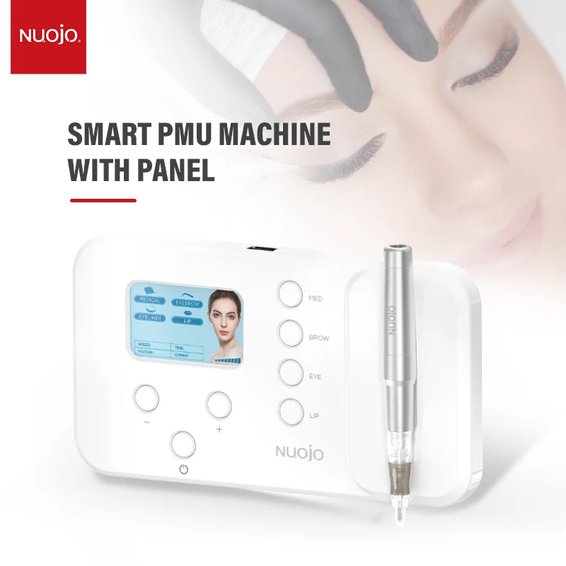 PMU pen supplies FAMISOO OEM logo wireless eyebrow lips eyeliner face tattoo gun professional mts semi permanent makeup machine