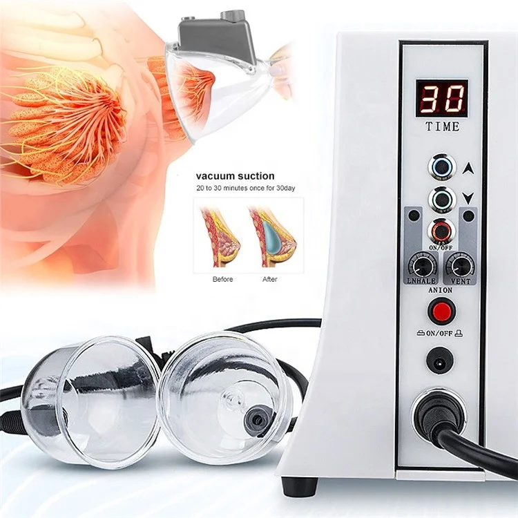 Portable breast enhancement Personal Care vacuum therapy buttocks lifting machine butt lift machine vacuum cups