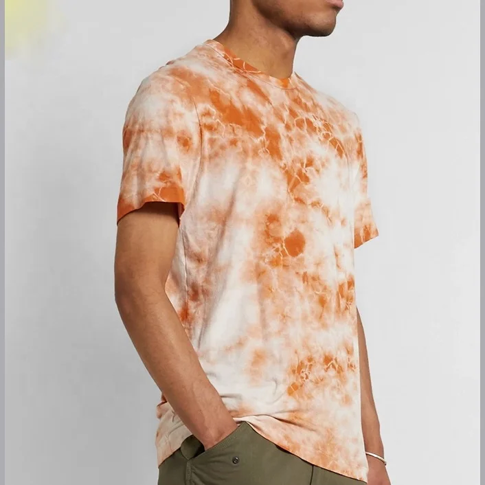 tie dye t shirts casual summer t-shirt Oversized Customized  Acid Wash Tie Dye T-shirts women tie and dye