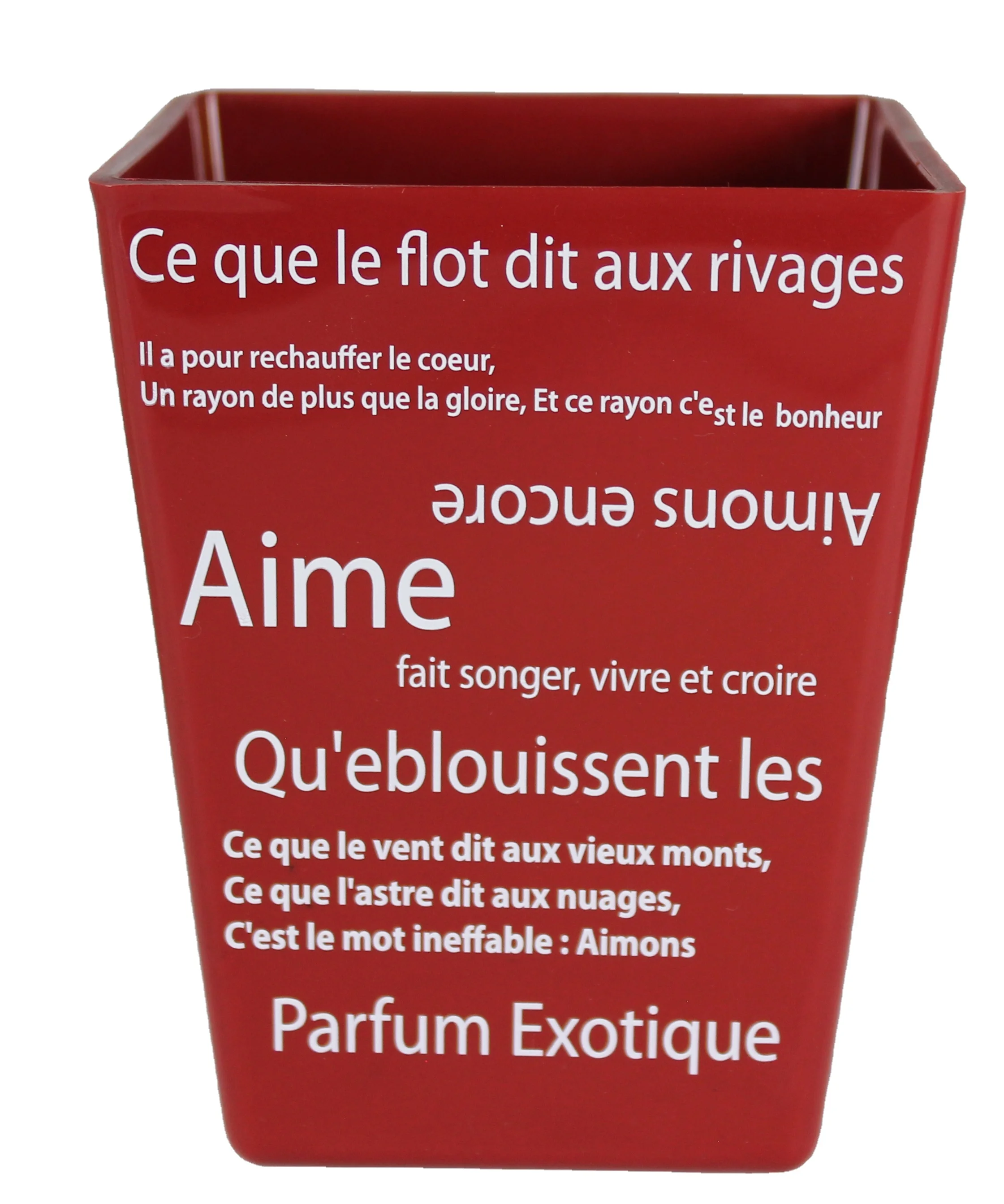 Popular Hot Selling Flower Pot Light Weight Modern Plastic Square Plant for Fresh and Artificial Flowers