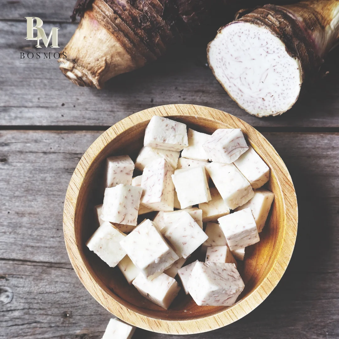 Bosmos_ Taro Pudding Powder 1kg- Best Taiwan Bubble Tea Supplier, Taro Pudding Powder