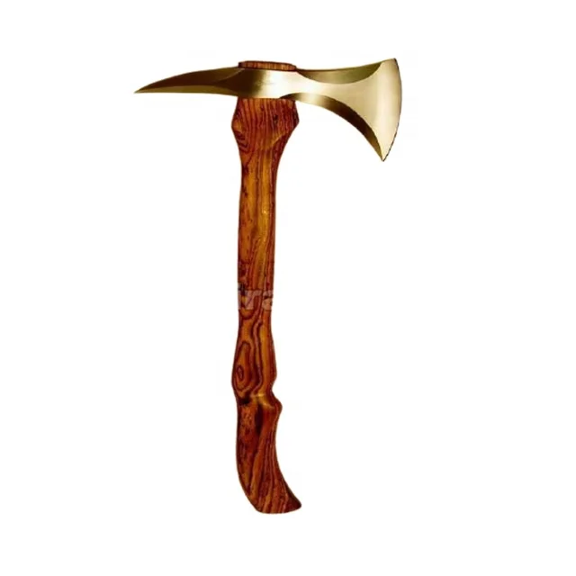 Стальной топор D2 ручной работы с ручкой из дерева, новая модель