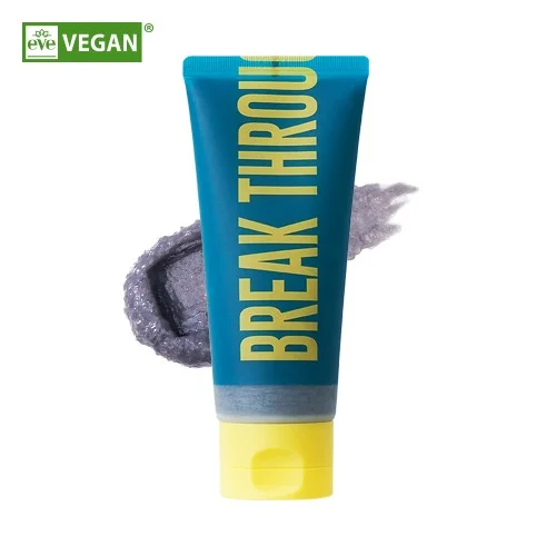 Dear Doer 100ml Salt Body Scrub for Adults Foaming Exfoliating Body Wash with Charcoal Features
