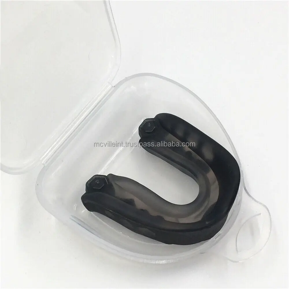Sport Mouth Guard Teeth Protector Mouthguard Tooth Brace Basketball Rugby Boxing Karate Appliance Trainer With Box