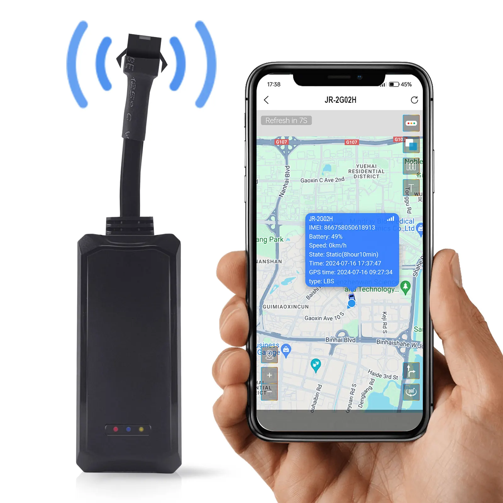 GPS трекер многофункциональный мини-трекер небольшой для автомобиля/Мото/электровелосипеда/грузовика GPRS Автомобильный смарт-терминал