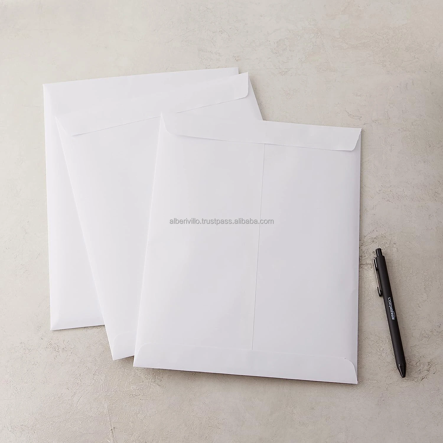 White Envelope for Wedding Gift Office Accessories High Quality Shelf-Adhesive Letter Custom Paper Envelope from India