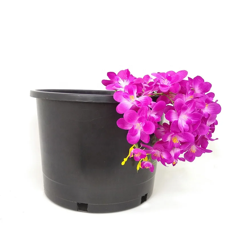 China Factory Supply 1-25 Gallon Black Plastic Nursery Flower Pot Plant Planter Pot