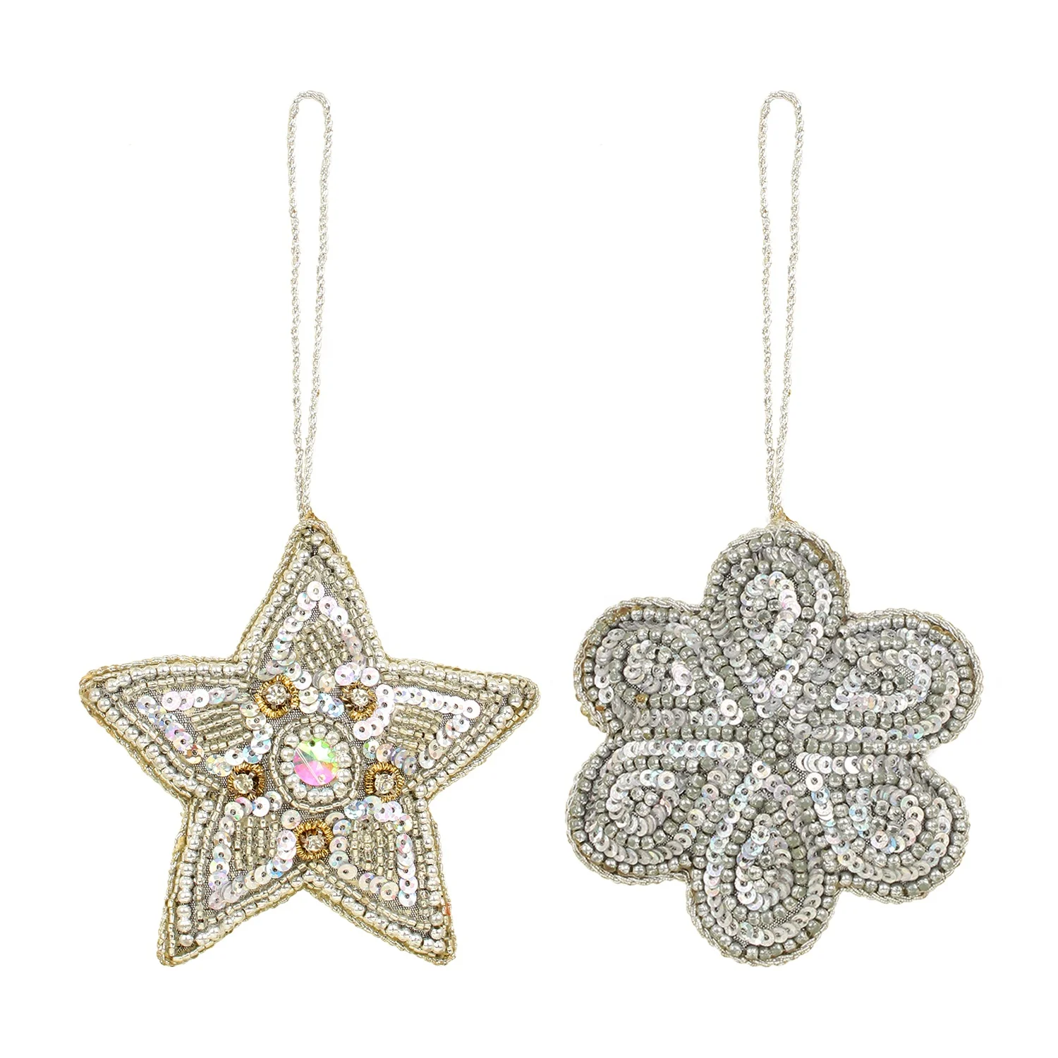 Бархатные рождественские украшения ручной работы с вышитыми бусинами орнамент носки Санты жираф слон хижина оптовая продажа